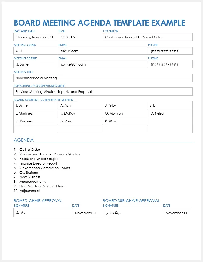 Write Perfect Meeting Minutes With These 20 Templates